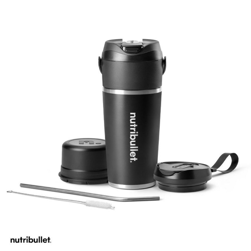 Nutribullet Flip Portable Blender w/ Black Insulated Tumbler Cup (BD-BX776A-23)